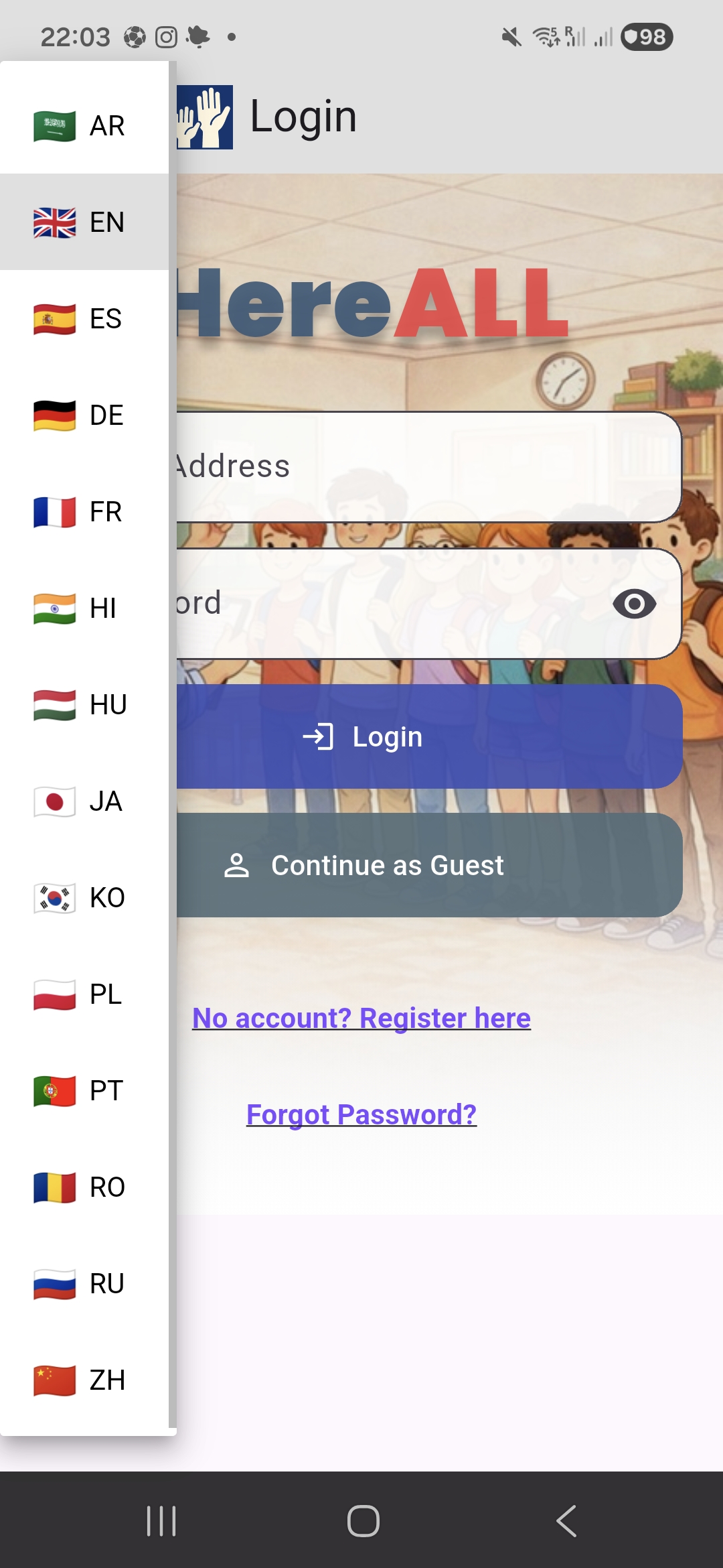 Group check-in session